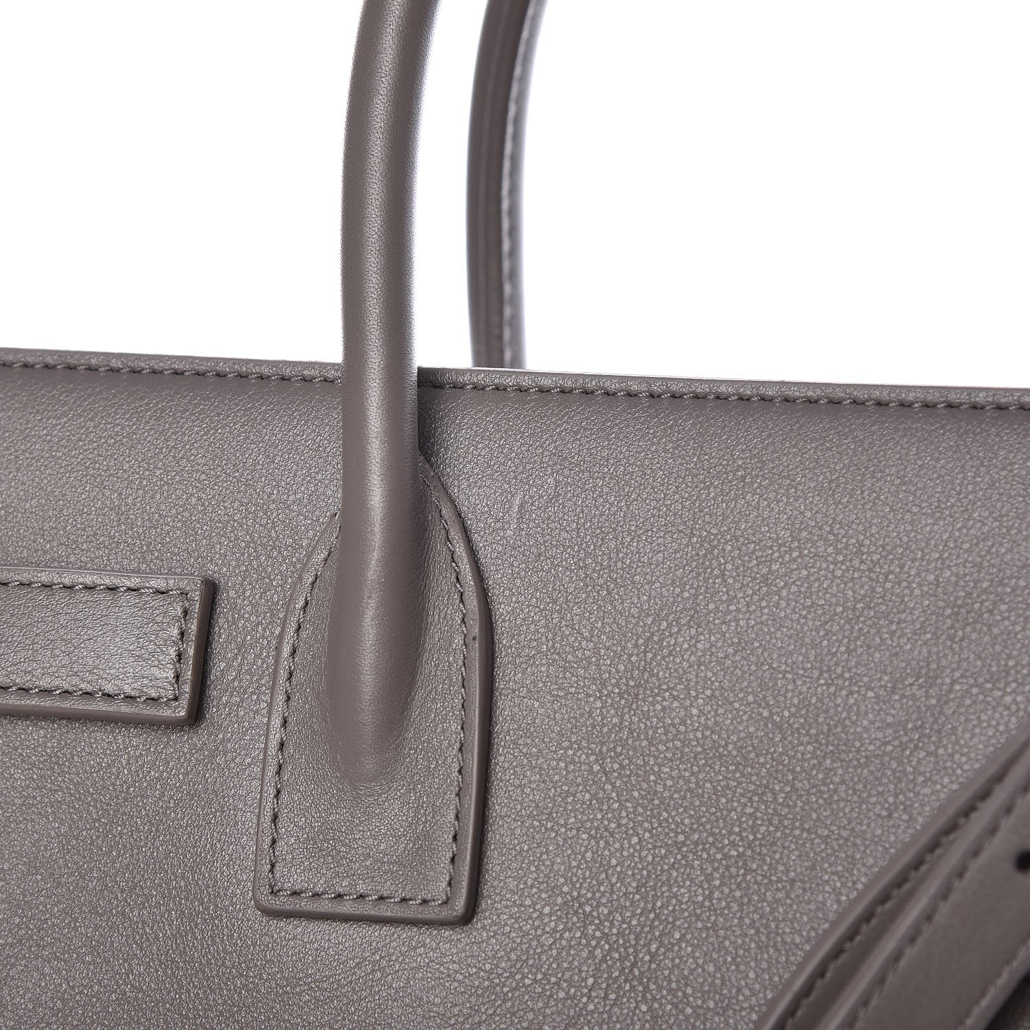 Saint Laurent Calfskin Baby Sac de Jour Fog 11 of 11