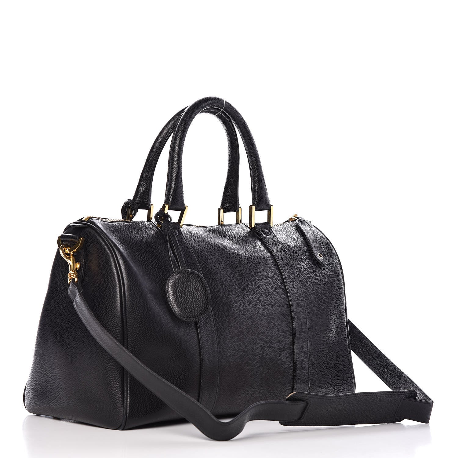 Chanel Caviar Timeless CC Duffel Bag Black 3 of 13
