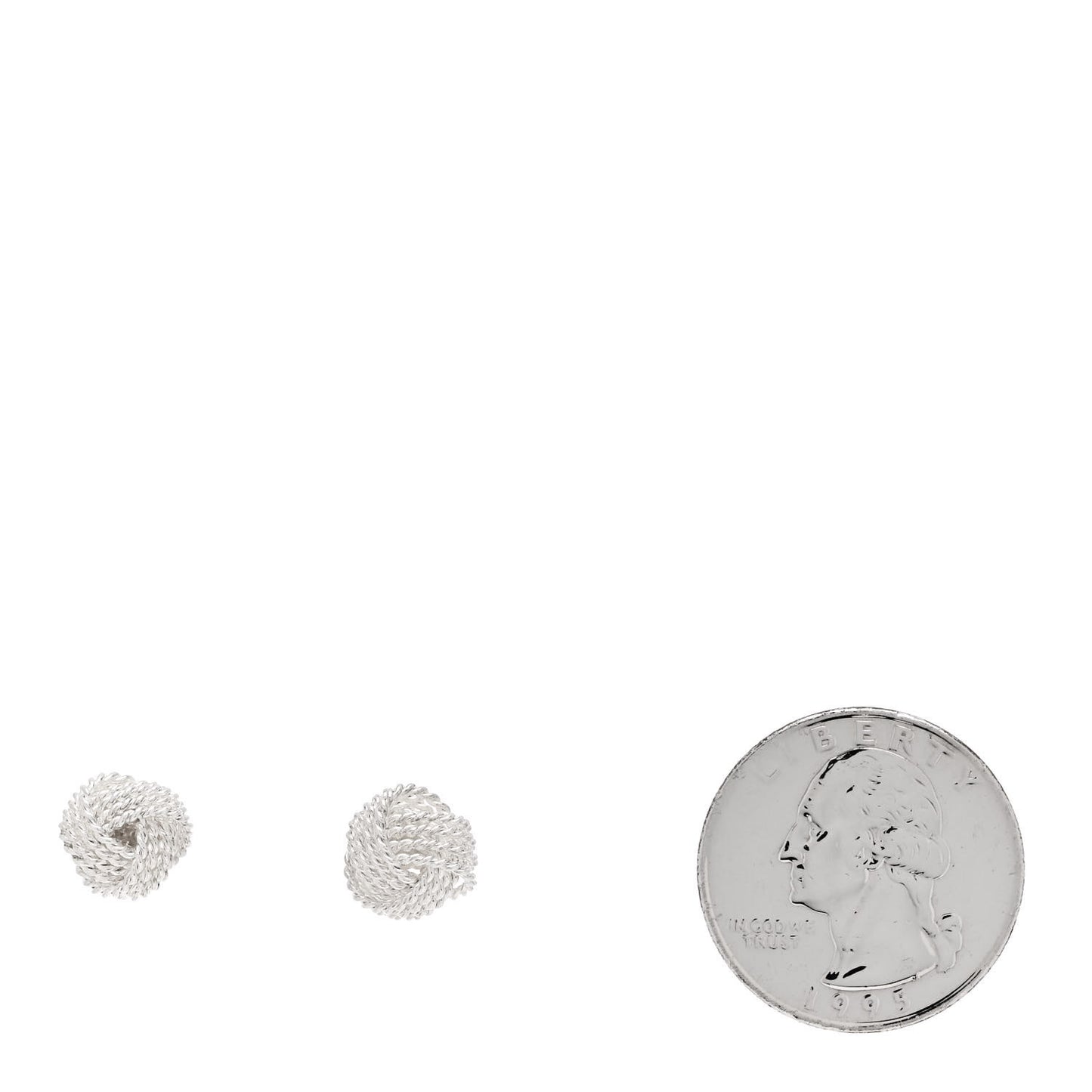 Sterling Silver Twist Knot Earrings
