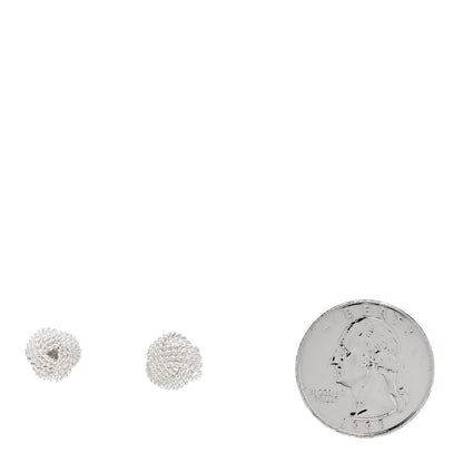 Tiffany Sterling Silver Twist Knot Earrings 2 of 5