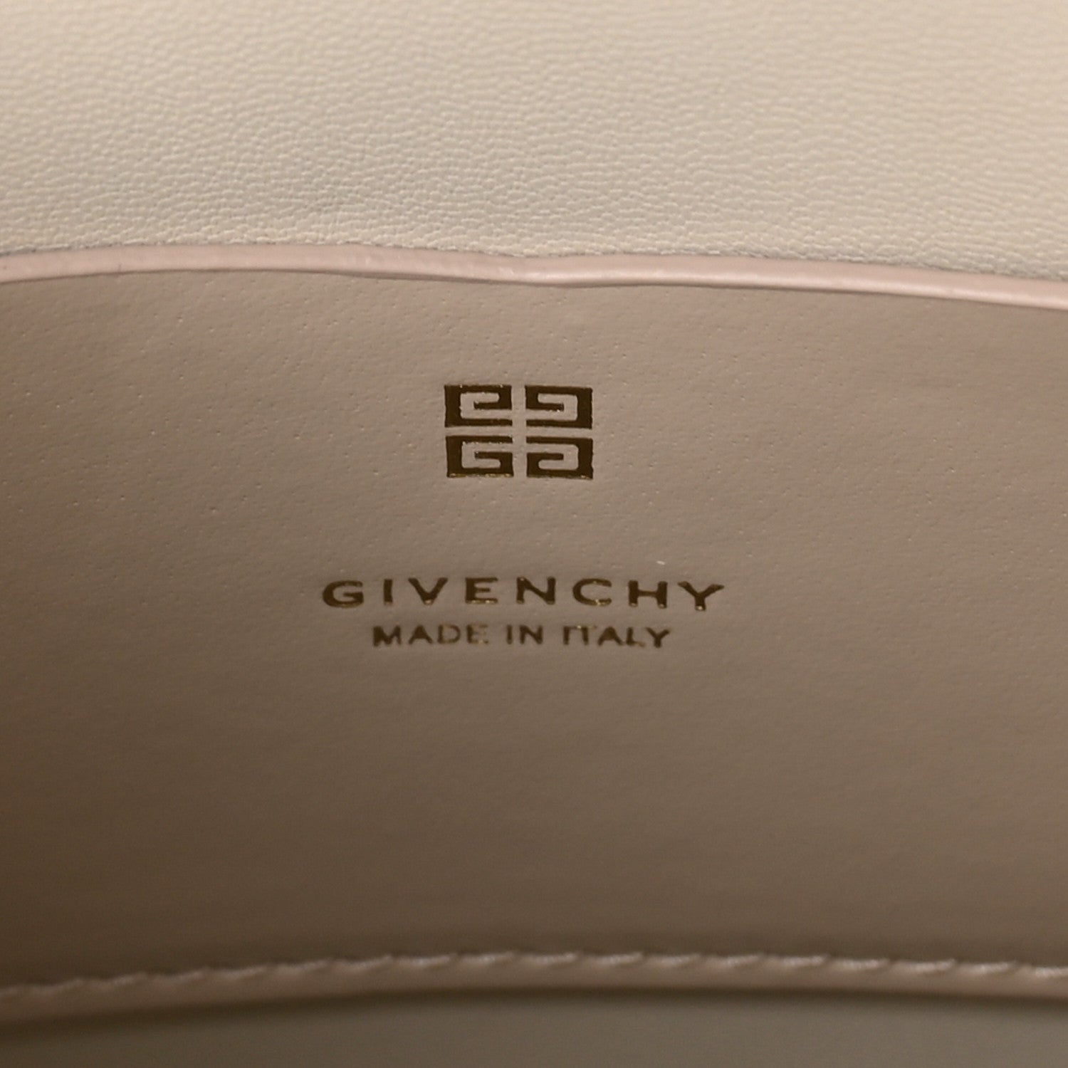 Givenchy Box Calfskin Shark Lock Bucket Bag Beige 6 of 9