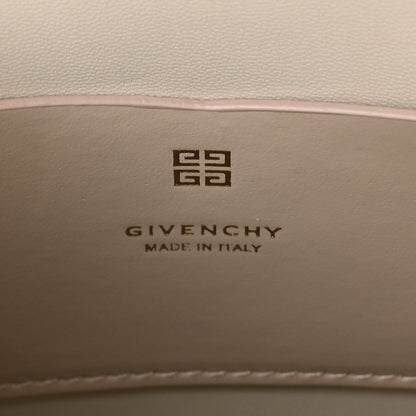 Givenchy Box Calfskin Shark Lock Bucket Bag Beige 6 of 9