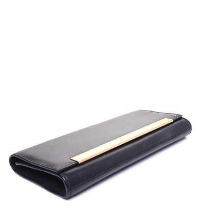 Saint Laurent Calfskin Lutetia Flap Clutch Black 4 of 13