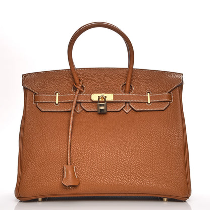 Hermes Togo Birkin 35 Gold 1 of 28