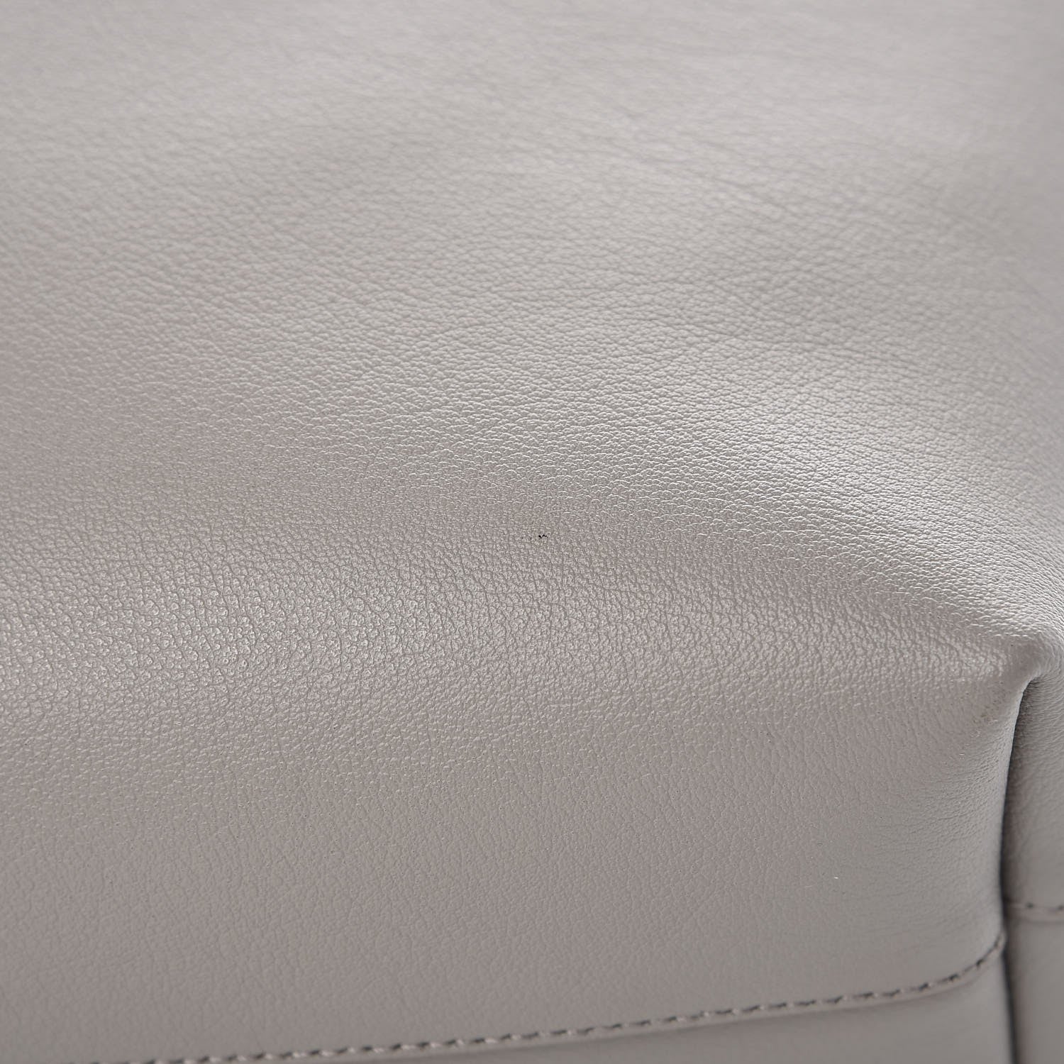 Saint Laurent Calfskin Medium Shopping Tote Oyster Grey 9 of 9