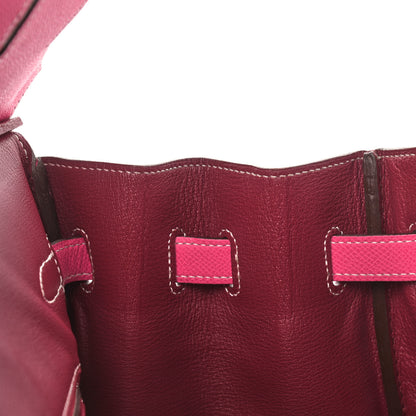 Hermes Epsom Candy Birkin 35 Rose Tyrien Rubis 15 of 43