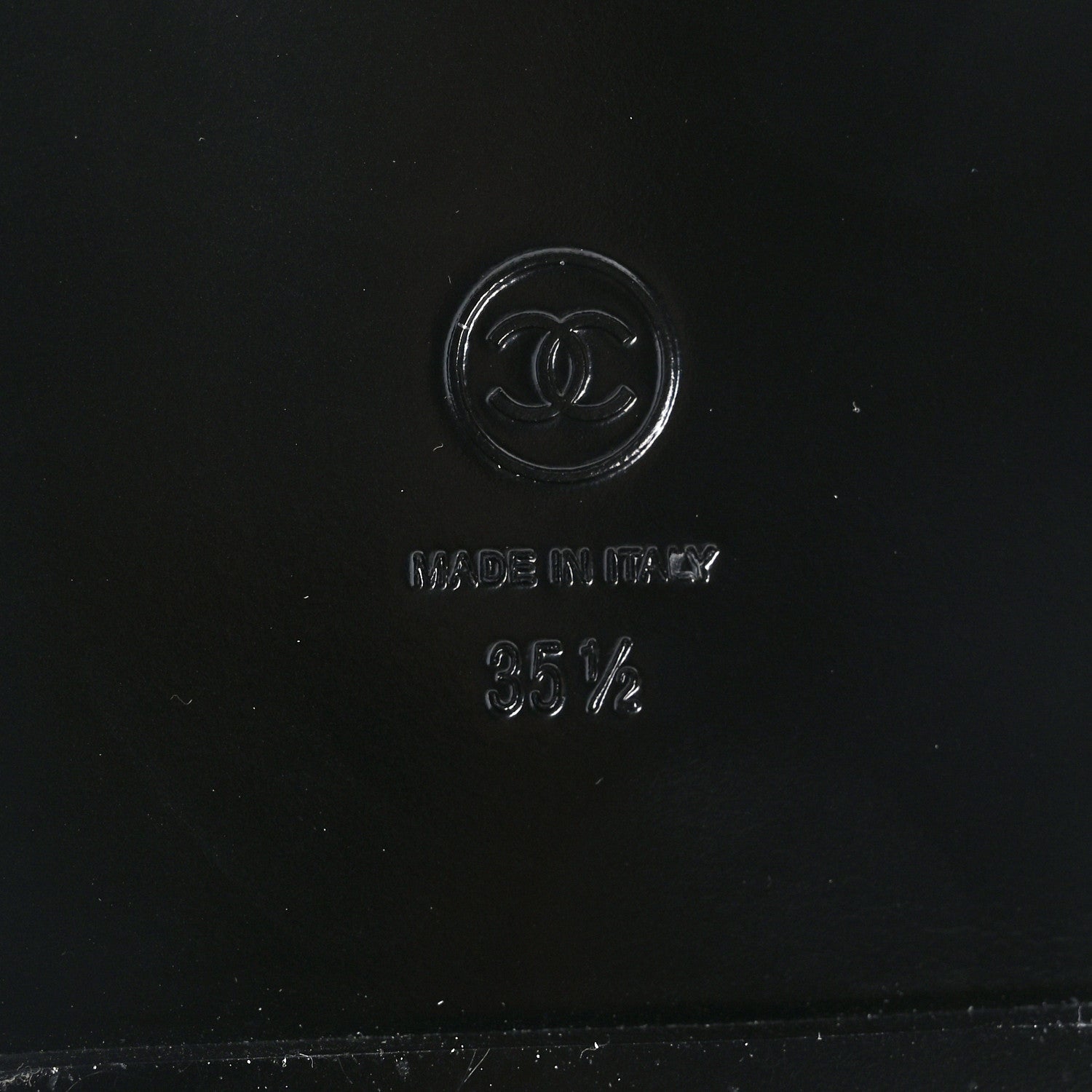 Chanel Grained Calfskin Velcro Dad Sandals 35.5 Black 8 of 8