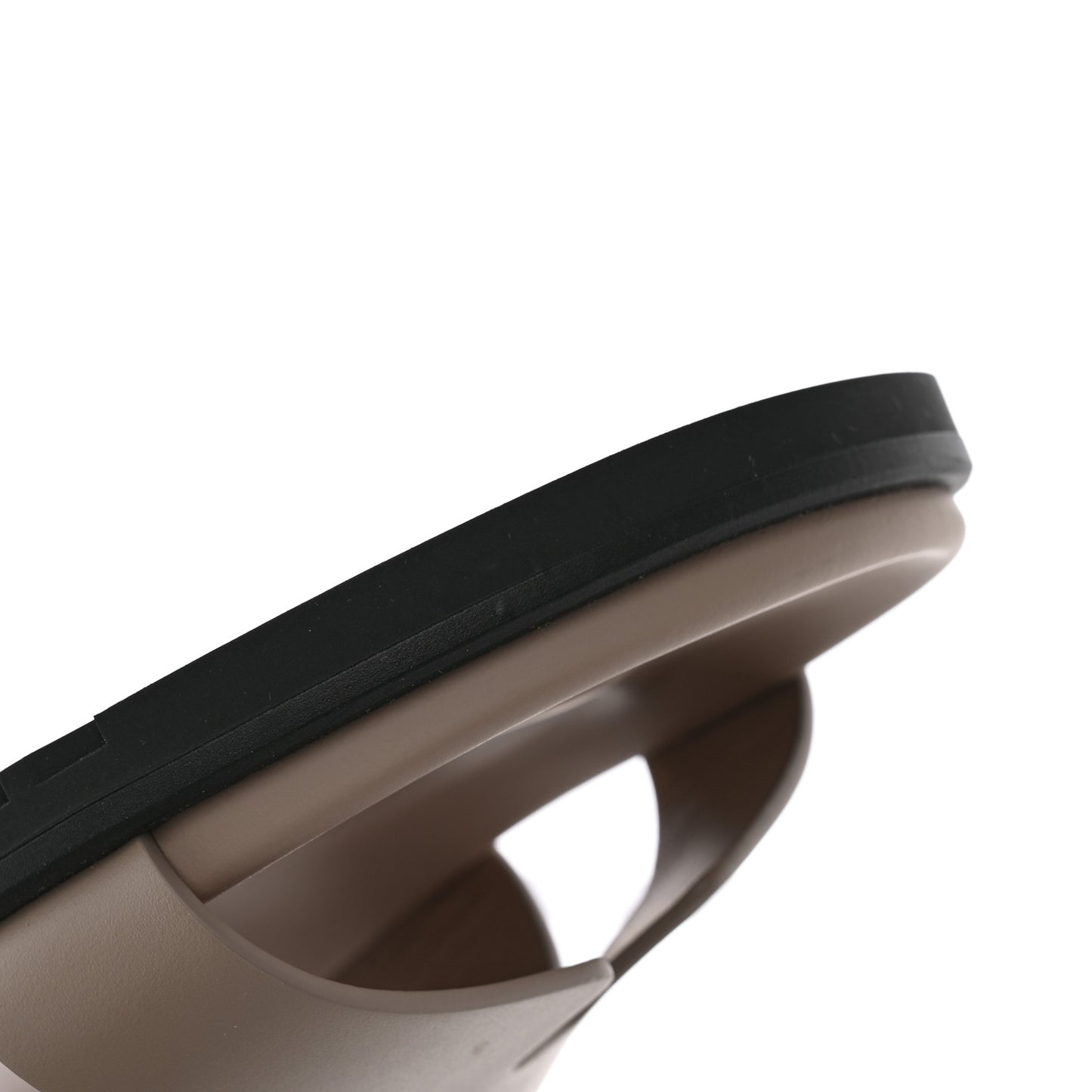 Calfskin Womens Chypre Sandals 40 Beige Mastic