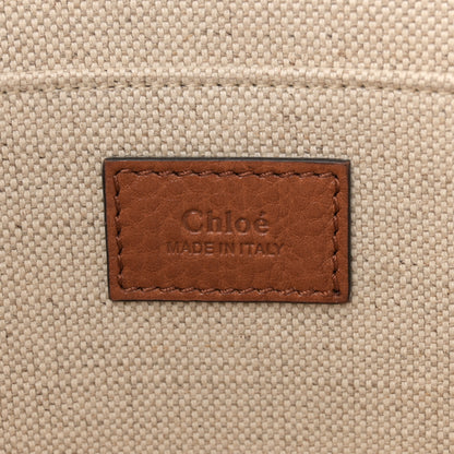 Chloe Shiny Grained Calfskin Medium Woody Tote Tan 6 of 11