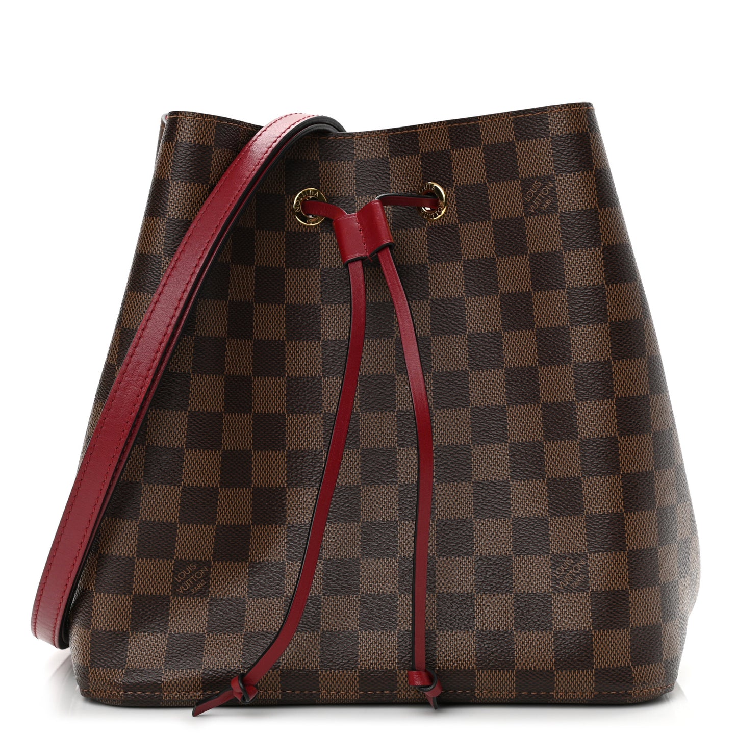 Damier Ebene Neonoe MM Cherry Berry