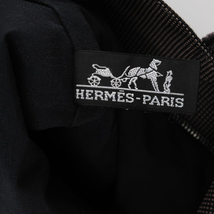 Hermes Canvas Herline Cabas Grey 6 of 8