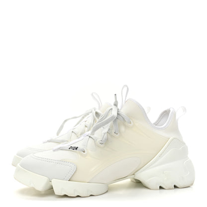 Christian Dior Technical Fabric Rubber Womens D-Connect Sneakers 38.5 White 3 of 7