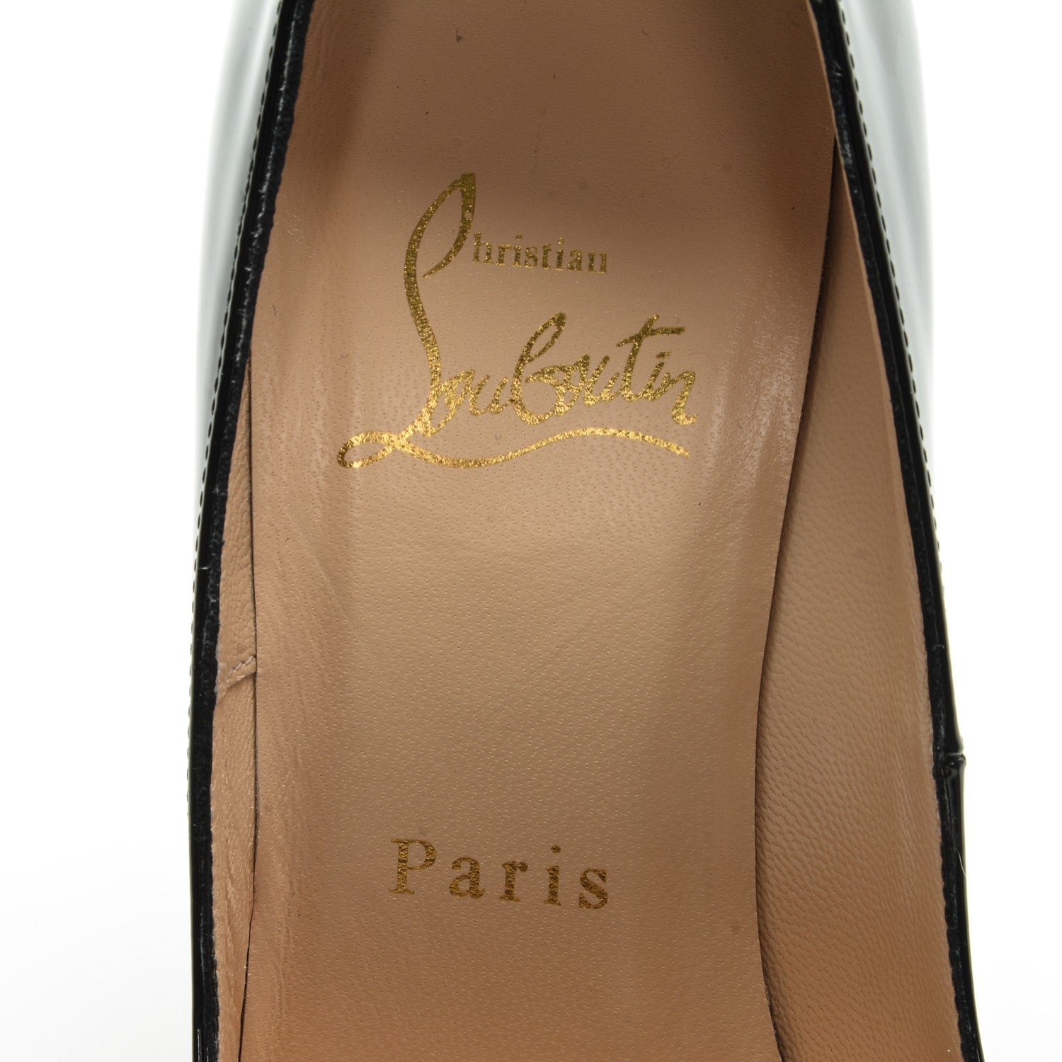 Christian Louboutin Patent Youpi 120 Pumps 35.5 Black 9 of 9