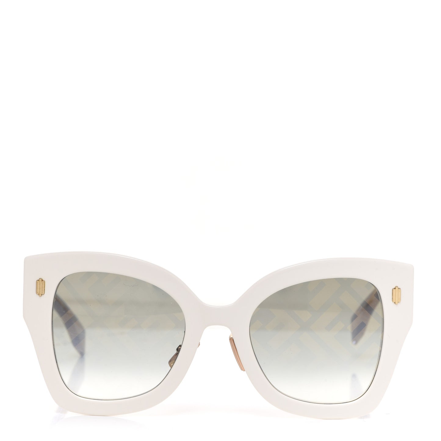 Acetate FF Sunglasses FF 0434/G/S White Gold