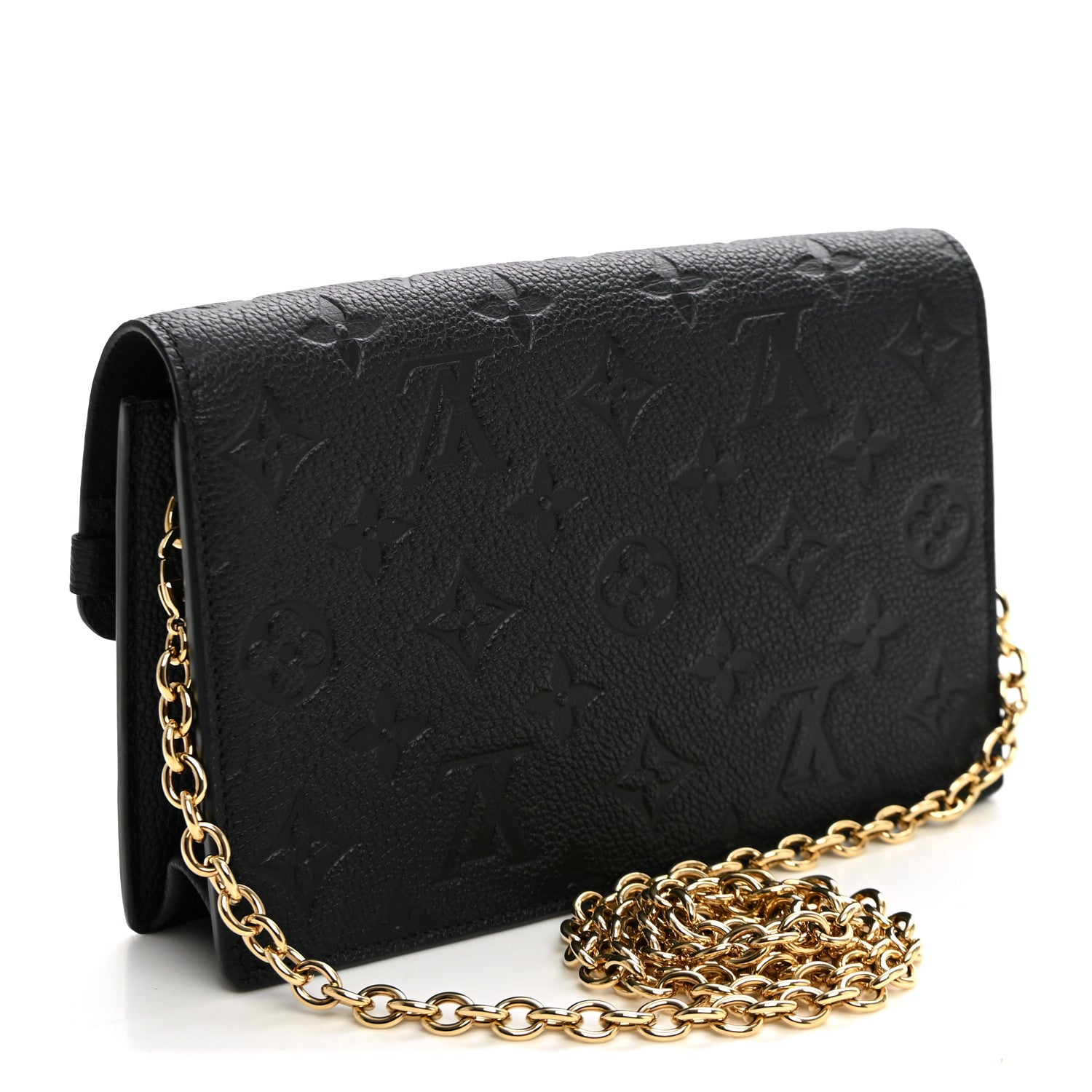 Louis Vuitton Empreinte Vavin Chain Wallet Black 3 of 9
