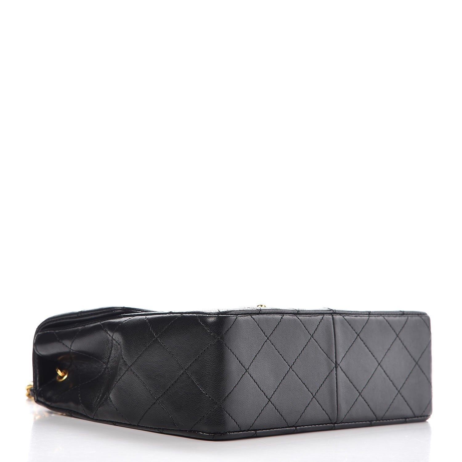 Chanel Lambskin Quilted Mini Square Flap Bag Black 4 of 10