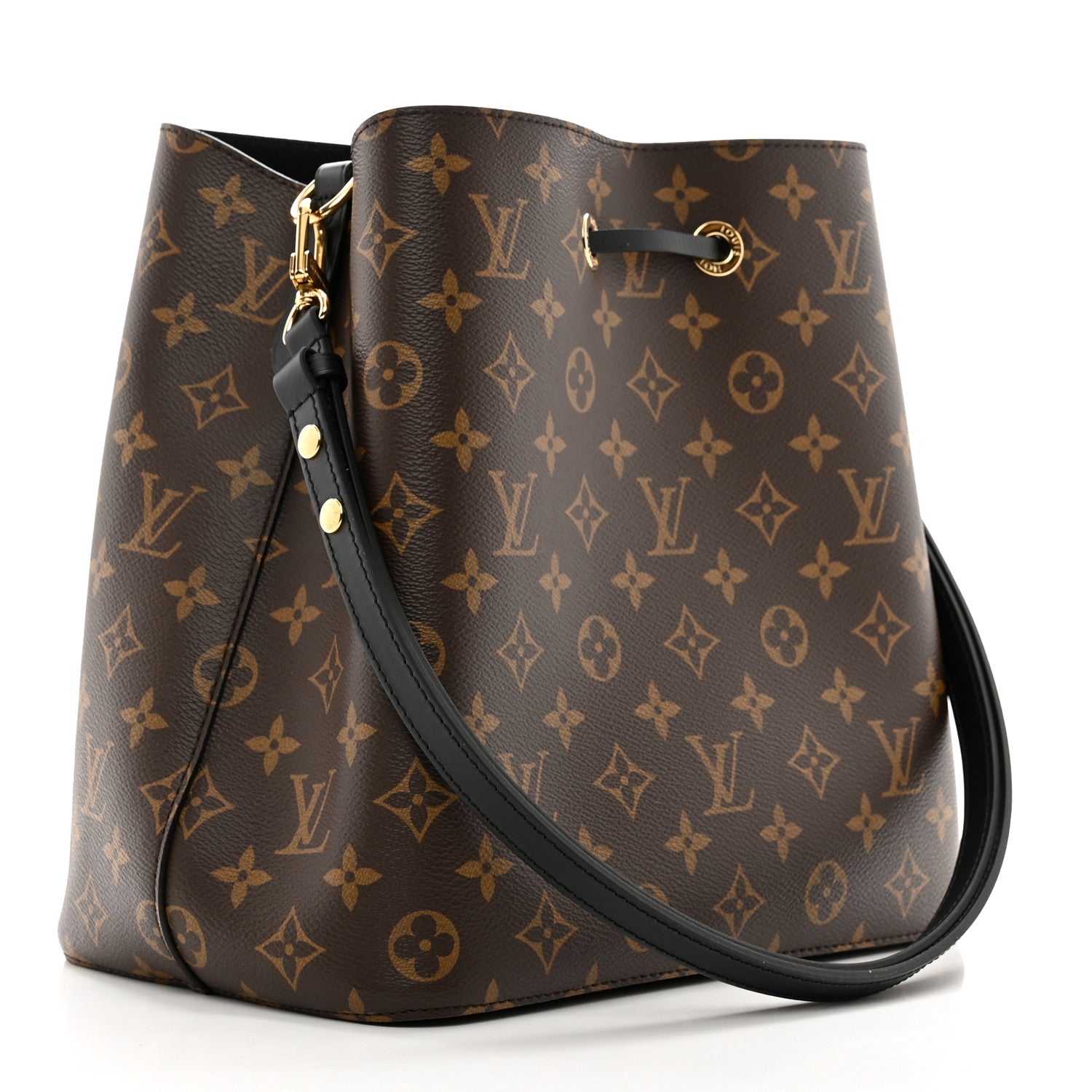 Louis Vuitton Monogram Neonoe MM Black 3 of 10
