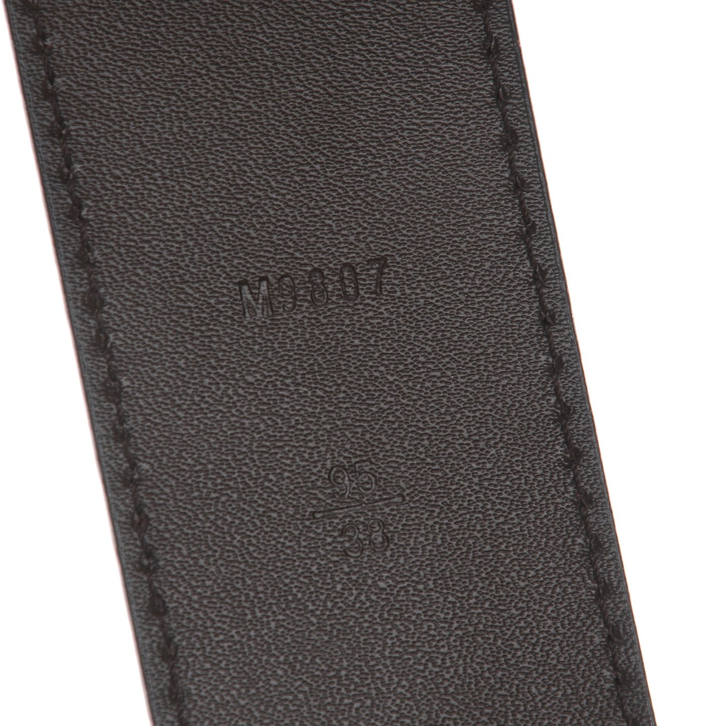 Damier Ebene 40mm LV Initiales Belt 95 38