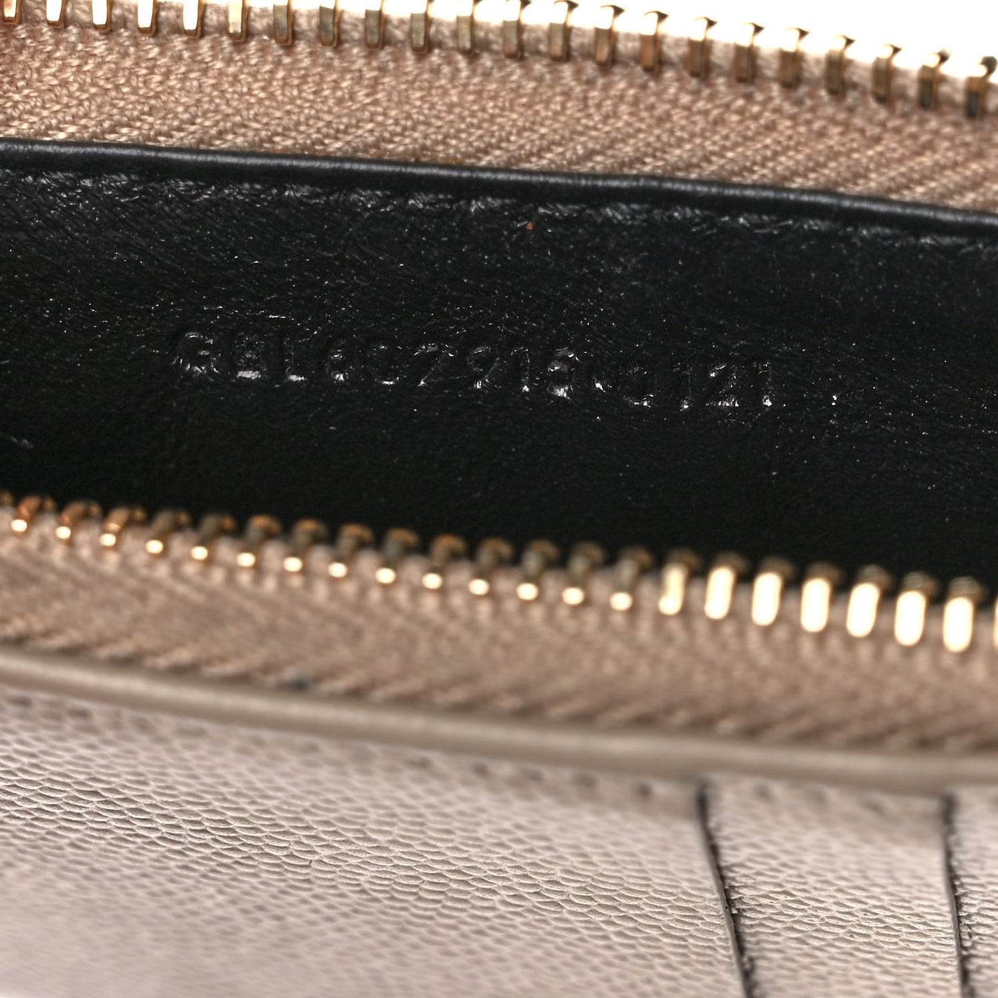 Monogram Grain de Poudre 5 Fragments Zip Pouch Card Holder Dark Beige