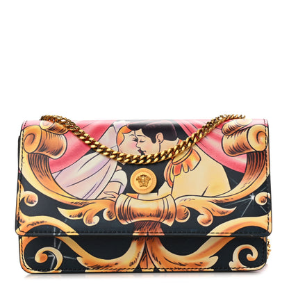 Versace X DISNEY Nappa Cinderella Print Chain Wallet Multicolor 1 of 13