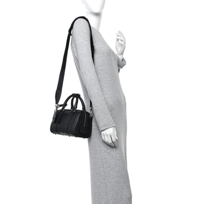 Gucci Piuma Calfskin Jumbo GG Embossed Mini Duffle Bag Black 2 of 10