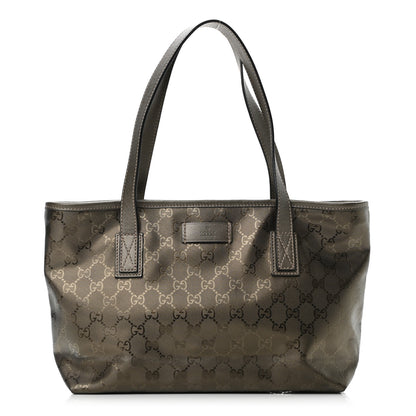 Gucci Imprime Monogram Small Joy Tote Pewter 1 of 10