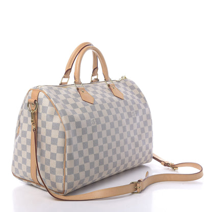 Louis Vuitton Damier Azur Speedy Bandouliere 35 3 of 14
