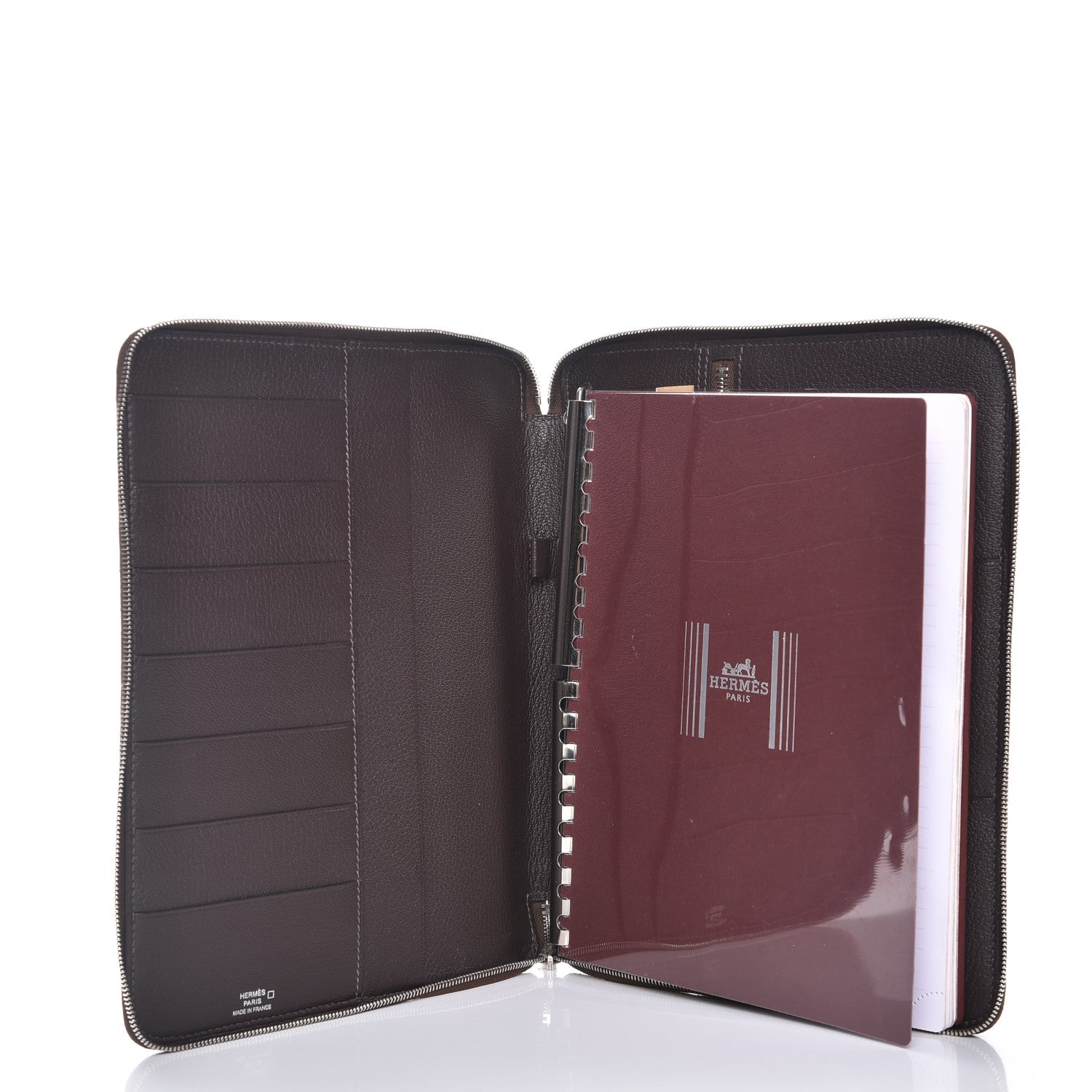 Hermes Shiny Alligator Semainier Zip Agenda Ebene 5 of 8