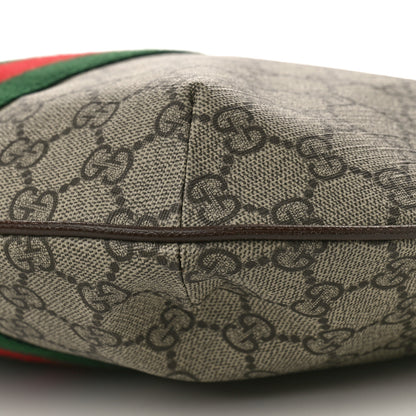 Gucci GG Supreme Monogram Web Small Ophidia Half Moon Hobo Brown 8 of 8