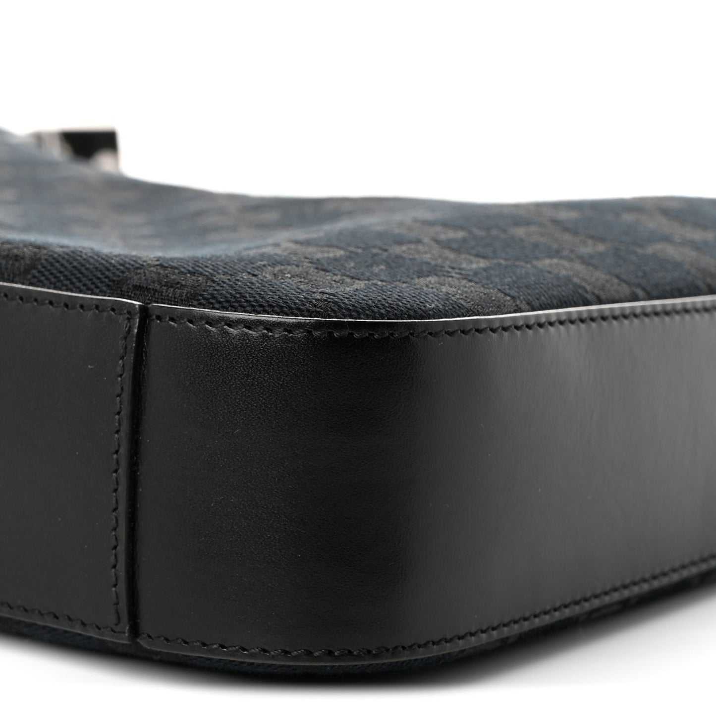 Monogram GG Small Clasp Hobo Black