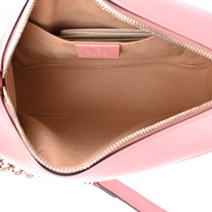 Gucci Calfskin Matelasse Small GG Marmont Chain Shoulder Bag Wild Rose 5 of 10