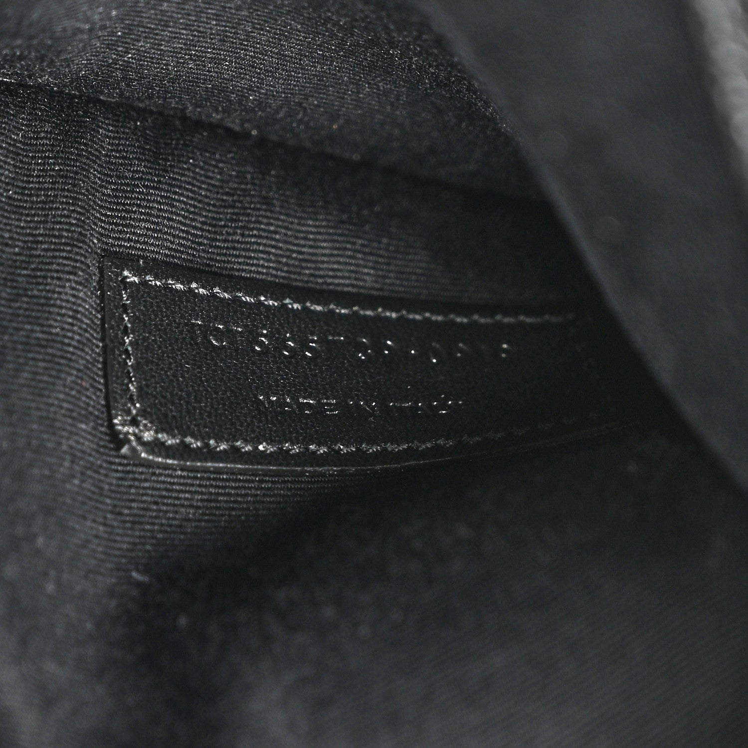 Saint Laurent Grain De Poudre Uptown Pouch Black 7 of 7