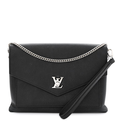 Louis Vuitton Soft Calfskin My Lockme Pochette Black 1 of 13