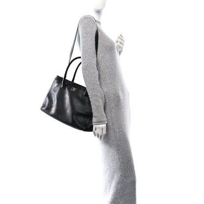 Chanel Calfskin Cerf Executive Shopper Tote Black 2 of 13