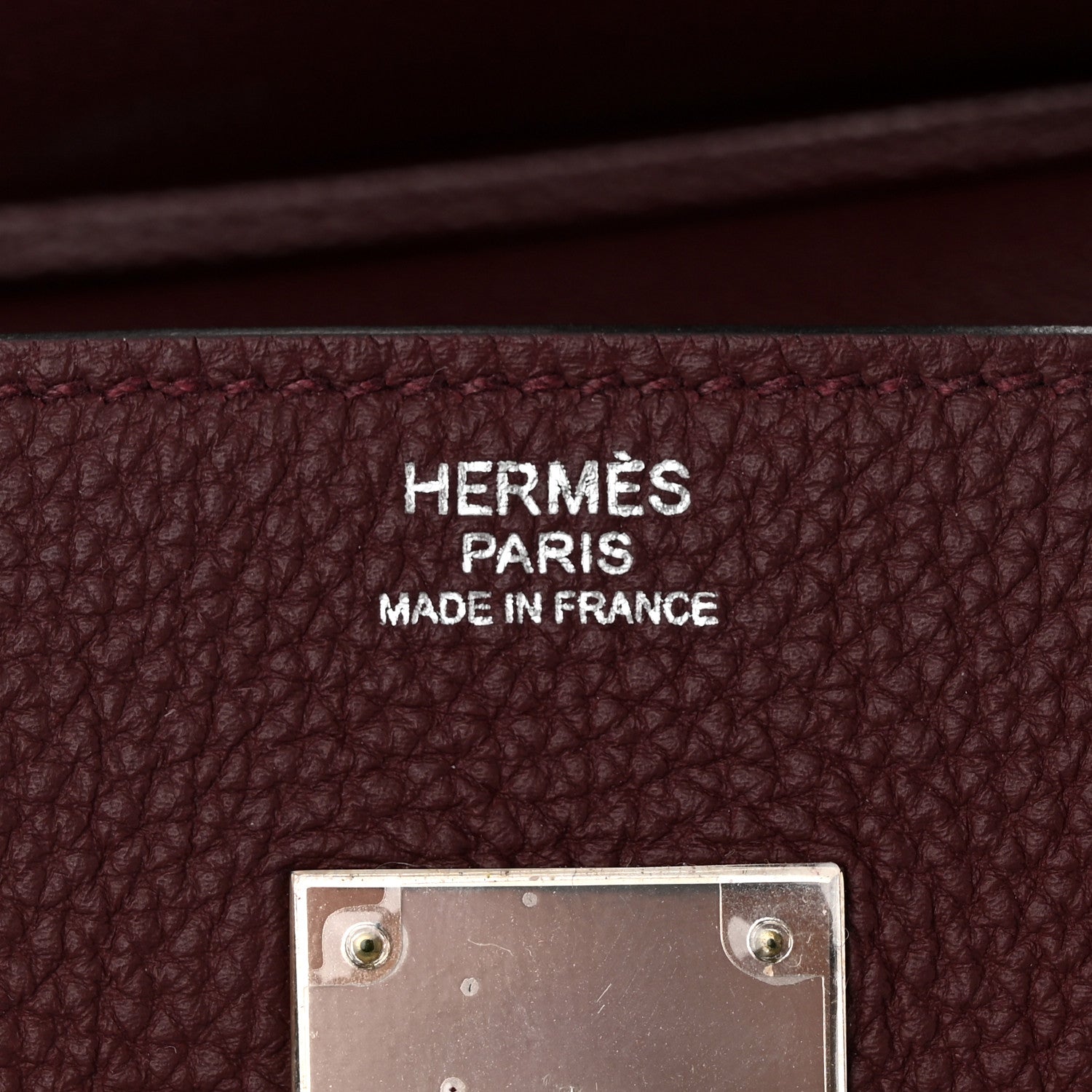 Hermes Togo BIRKIN 30 Rouge H 6 of 11