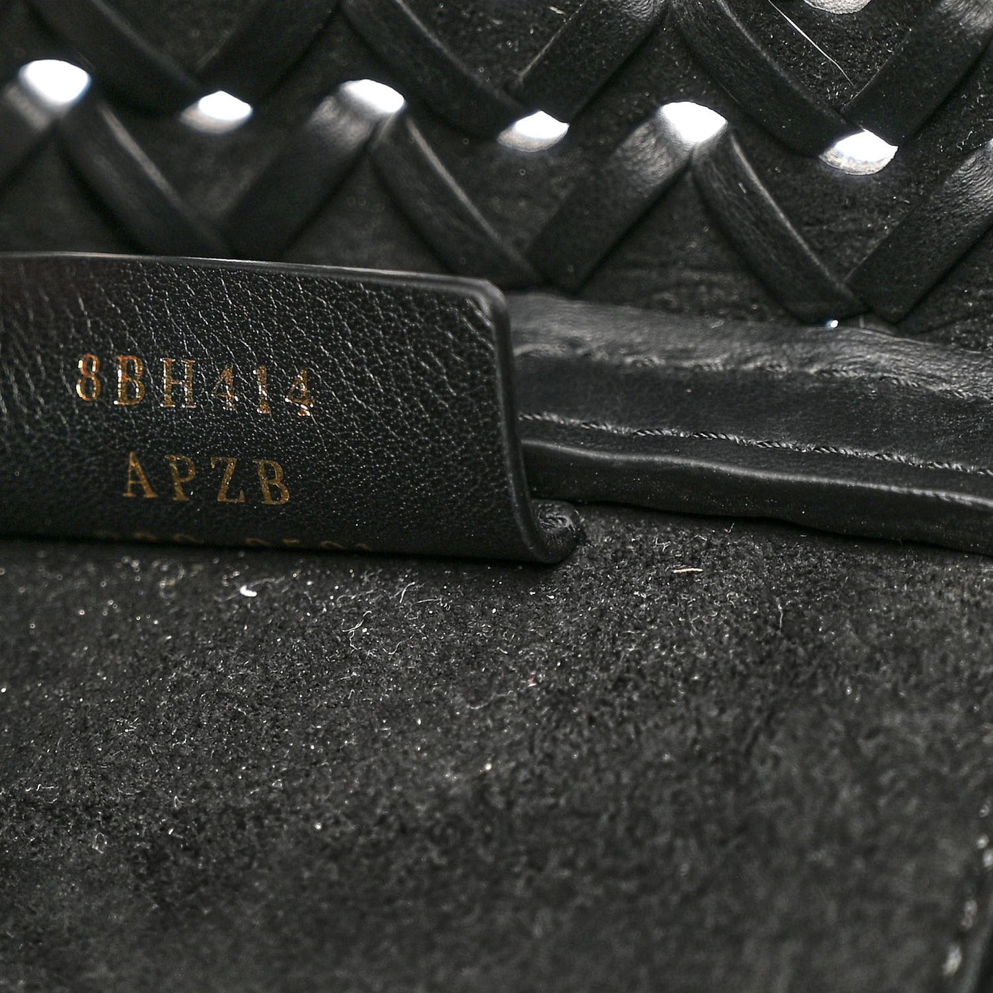 Vitello Grace Woven Medium Fendi Origami Black