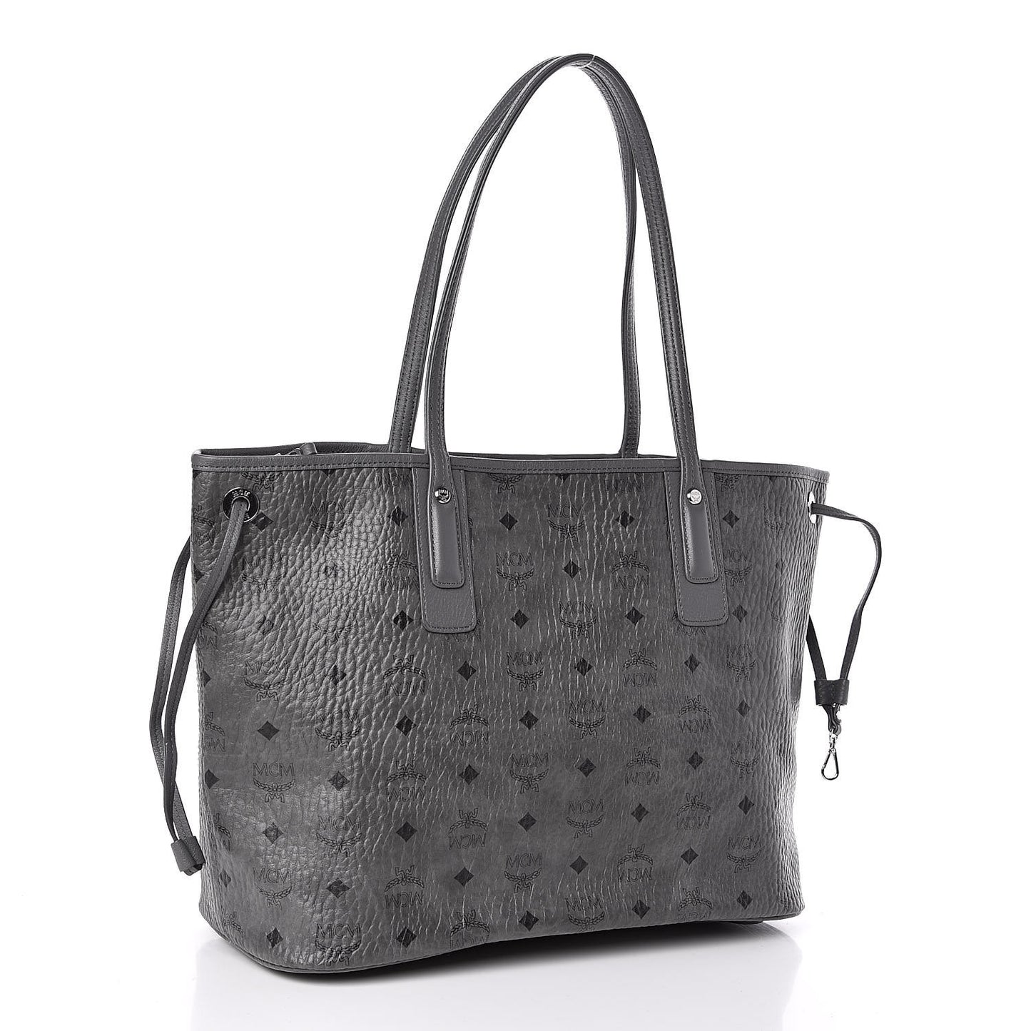 Visetos Medium Liz Reversible Shopper Tote Phantom Grey