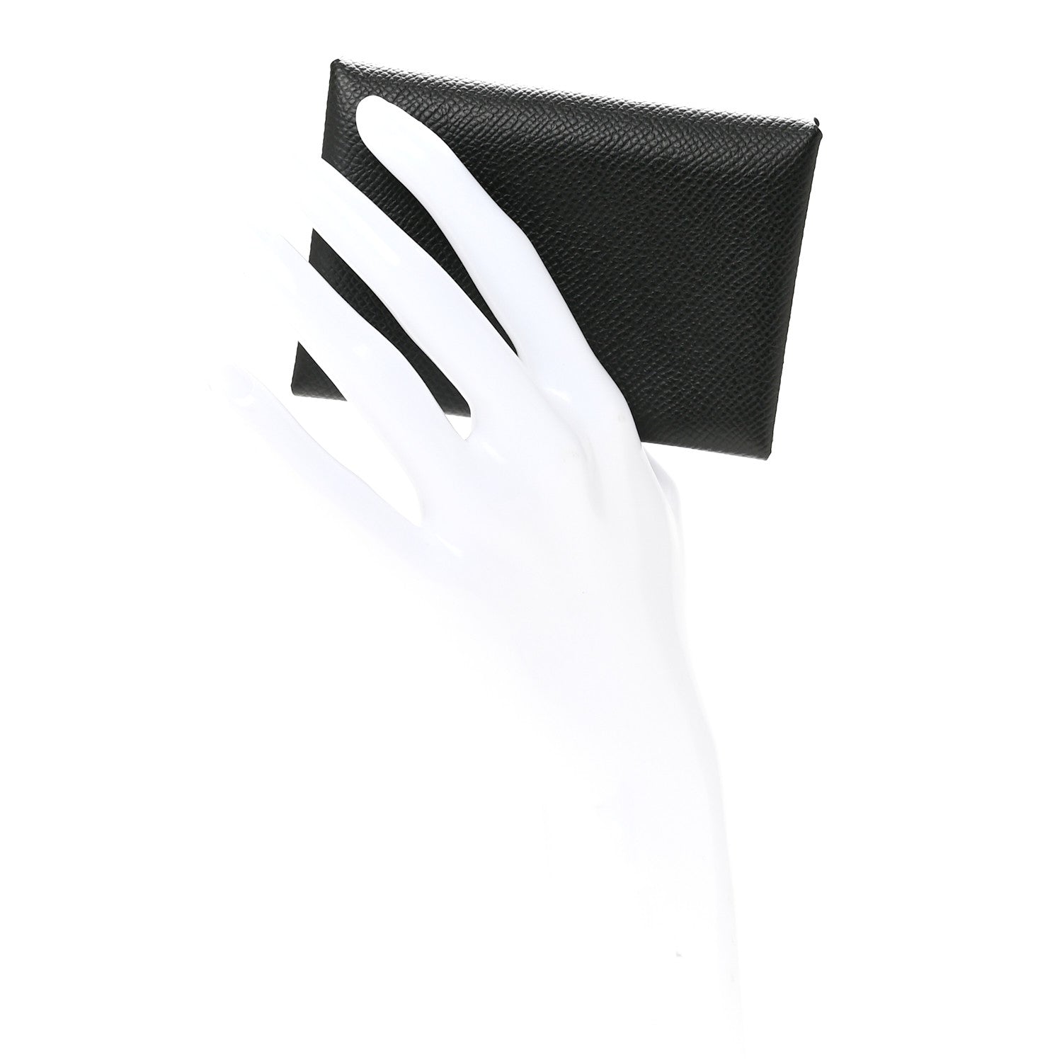 Hermes Epsom Calvi Duo Card Case Black 2 of 8