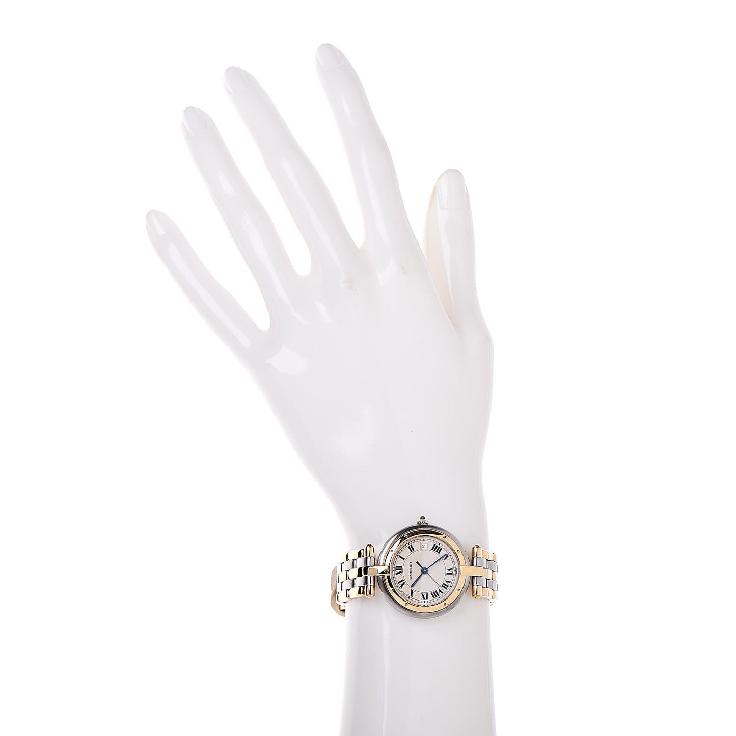Stainless Steel 18K Yellow Gold 29mm Panthere Vendome Quartz Watch