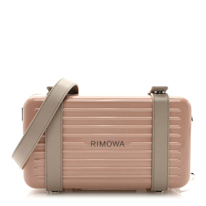 Rimowa Gloss Polycarbonate Personal Cross-Body Bag Rose 1 of 8