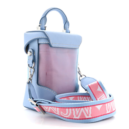 MCM Transparent Mini Berlin Crossbody Hologram Blue Bell 3 of 9