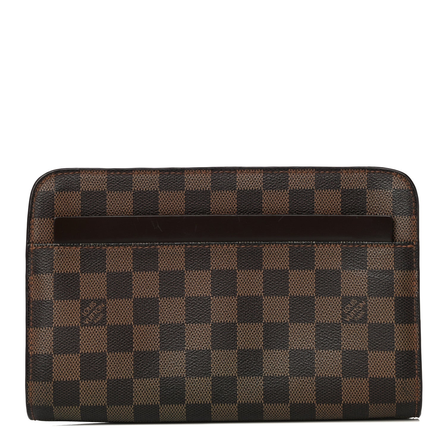 Louis Vuitton Damier Ebene Pochette Saint Louis Clutch 1 of 12