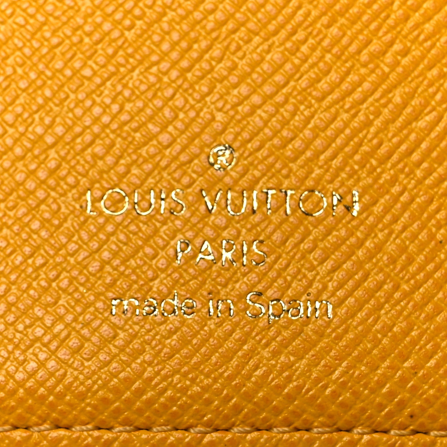 Monogram Groom Small Ring Agenda Cover Yellow