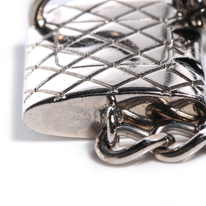 Chanel Enamel CC Cambon Chain Belt Silver Black 5 of 5