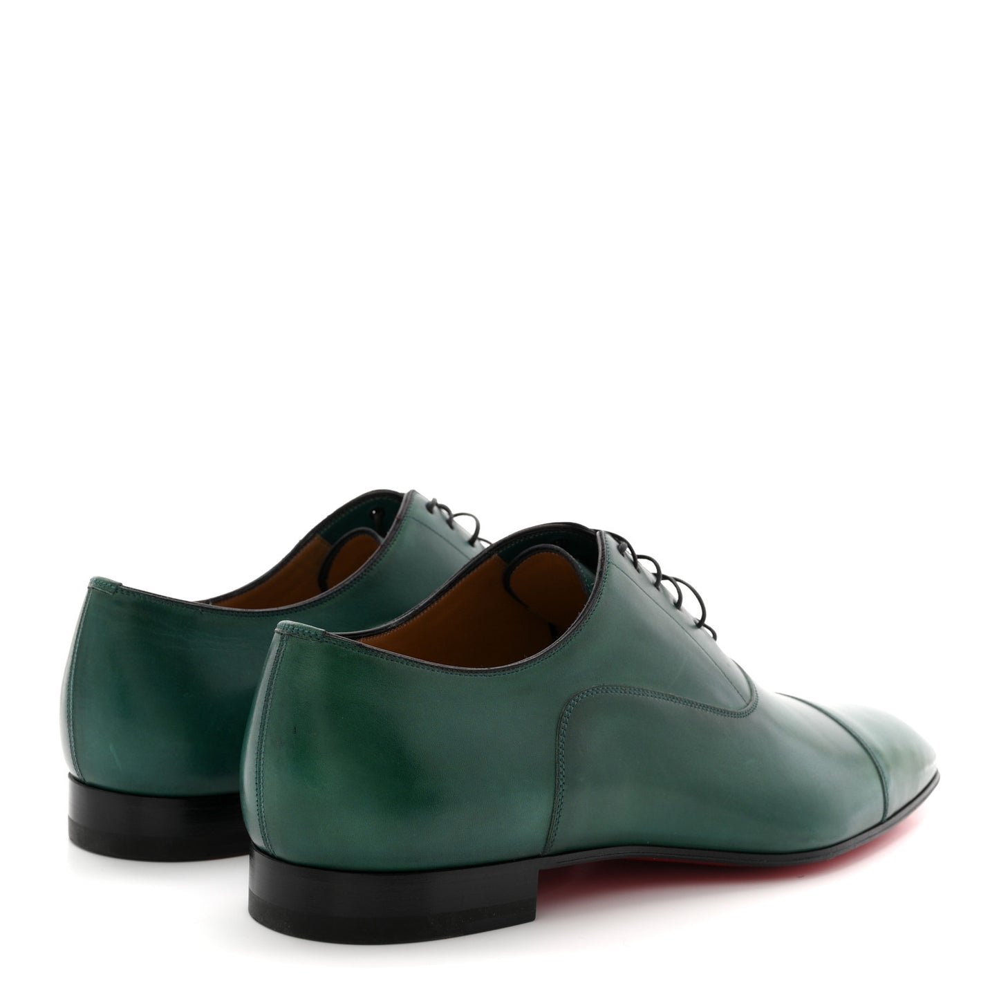 Calfskin Mens Surcity Flat Derby Oxford 45.5 Green