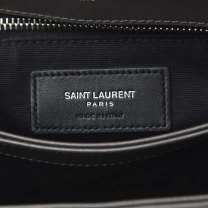 Saint Laurent Calfskin Y Quilted Monogram Toy Loulou Crossbody Bag Earth 6 of 9
