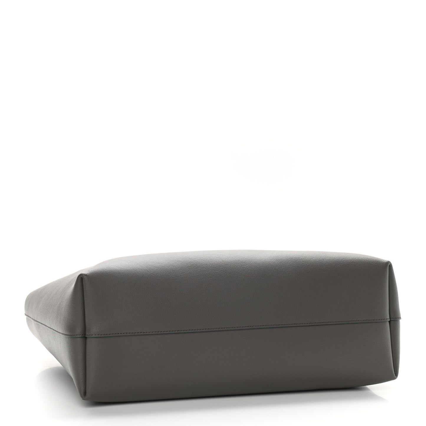 Calfskin Large Shopping Tote Pebble