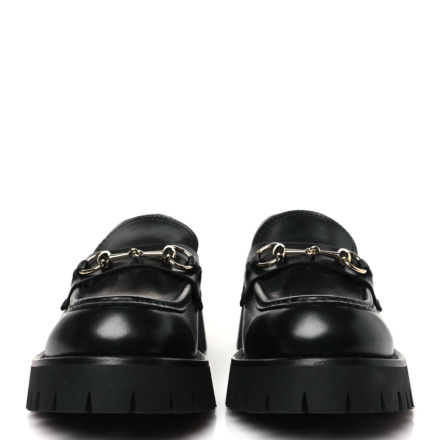 Real Betis Glamour Calfskin Horsebit Womens Mocassin Loafers 39 Black