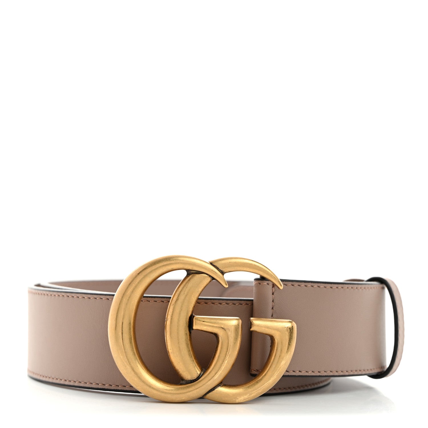 Gucci Calfskin Double G 40mm Belt 95 38 Porcelain Rose 1 of 6