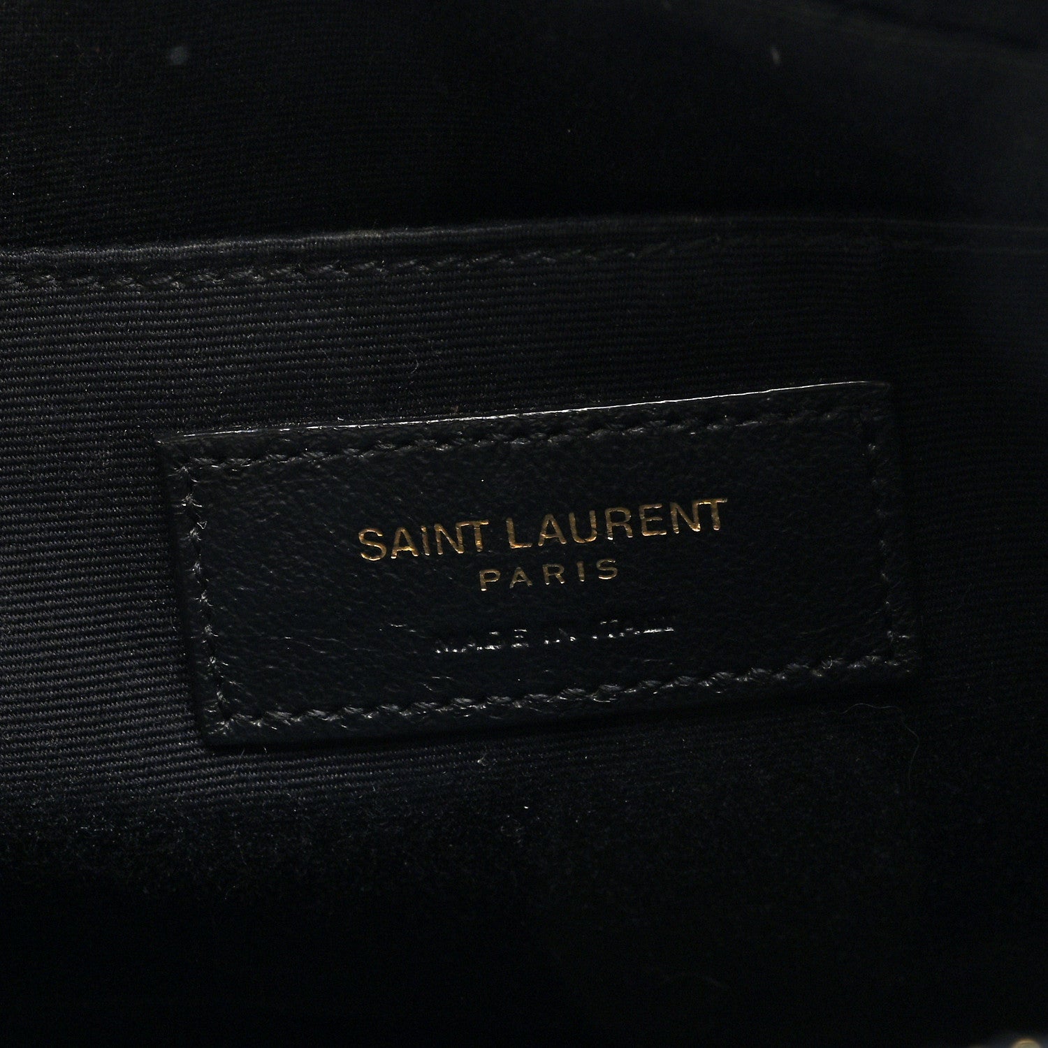 Saint Laurent Calfskin Matelasse Monogram Lou Camera Bag Navy 6 of 9